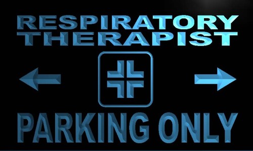 Respiratory Therapist Parking Only Neon Sign